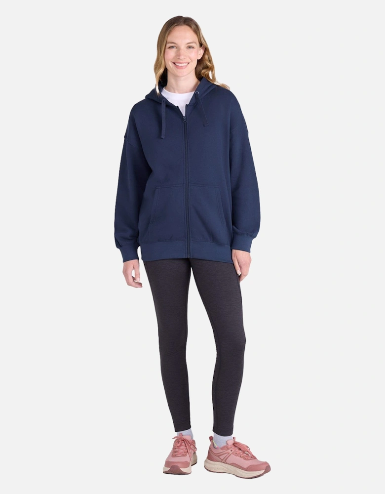 Womens/Ladies Poplar Full Zip Hoodie