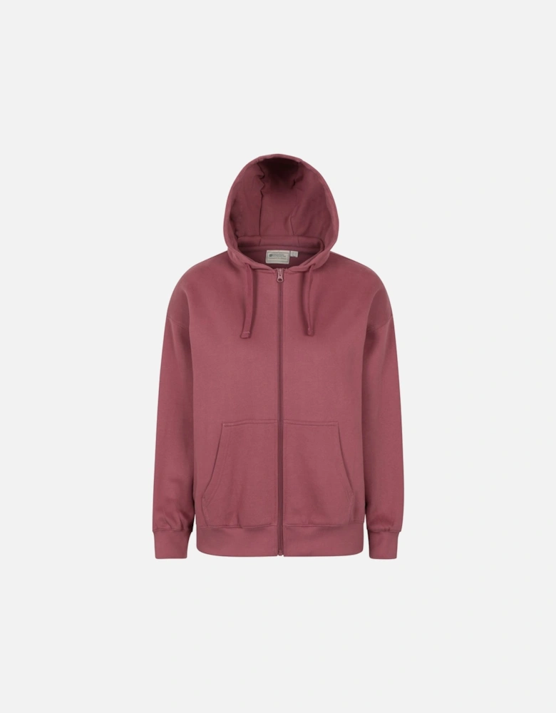 Womens/Ladies Poplar Full Zip Hoodie
