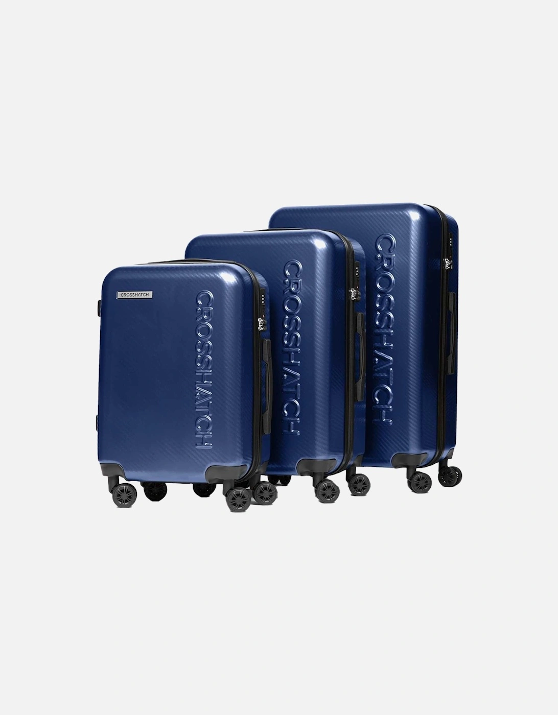 Escapade Embossed 4 Wheeled Suitcase (Pack of 3), 4 of 3
