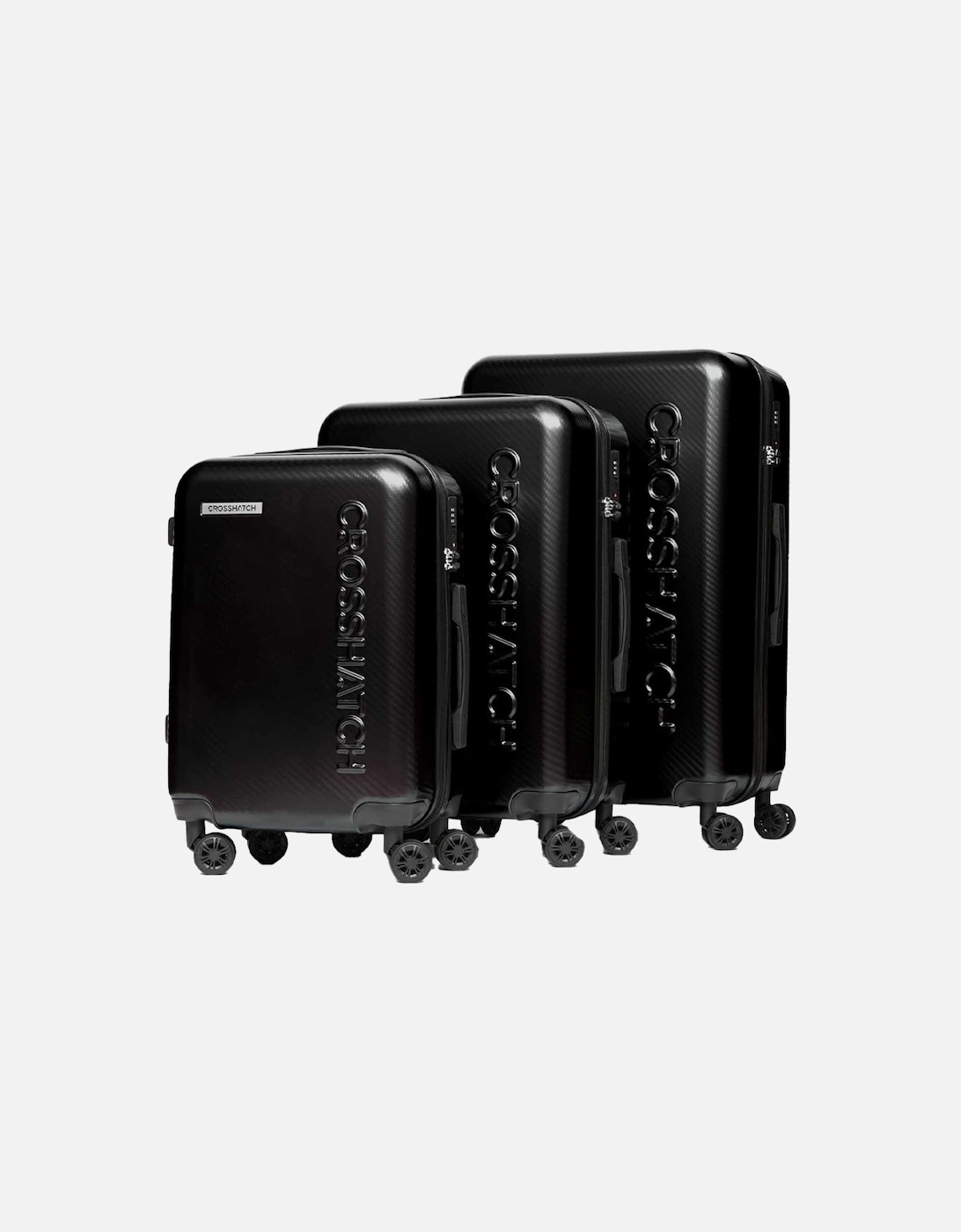 Escapade Embossed 4 Wheeled Suitcase (Pack of 3), 4 of 3