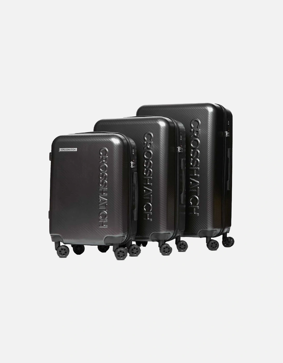 Escapade Embossed 4 Wheeled Suitcase (Pack of 3), 4 of 3