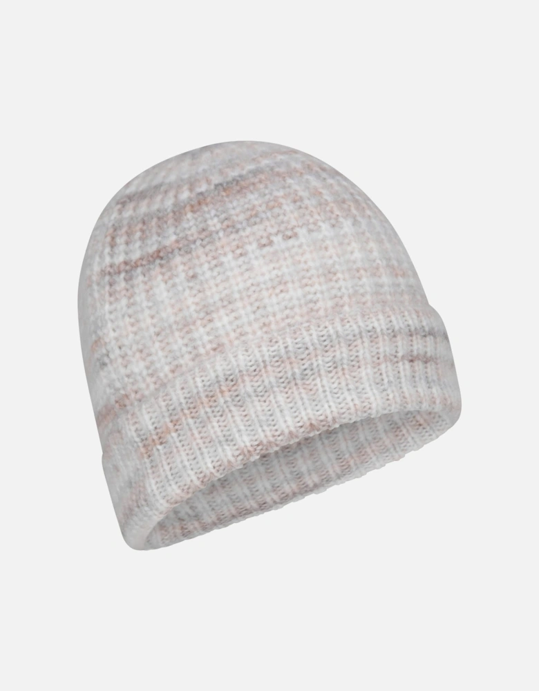 Womens/Ladies Space Dye Faux Fur Lined Beanie