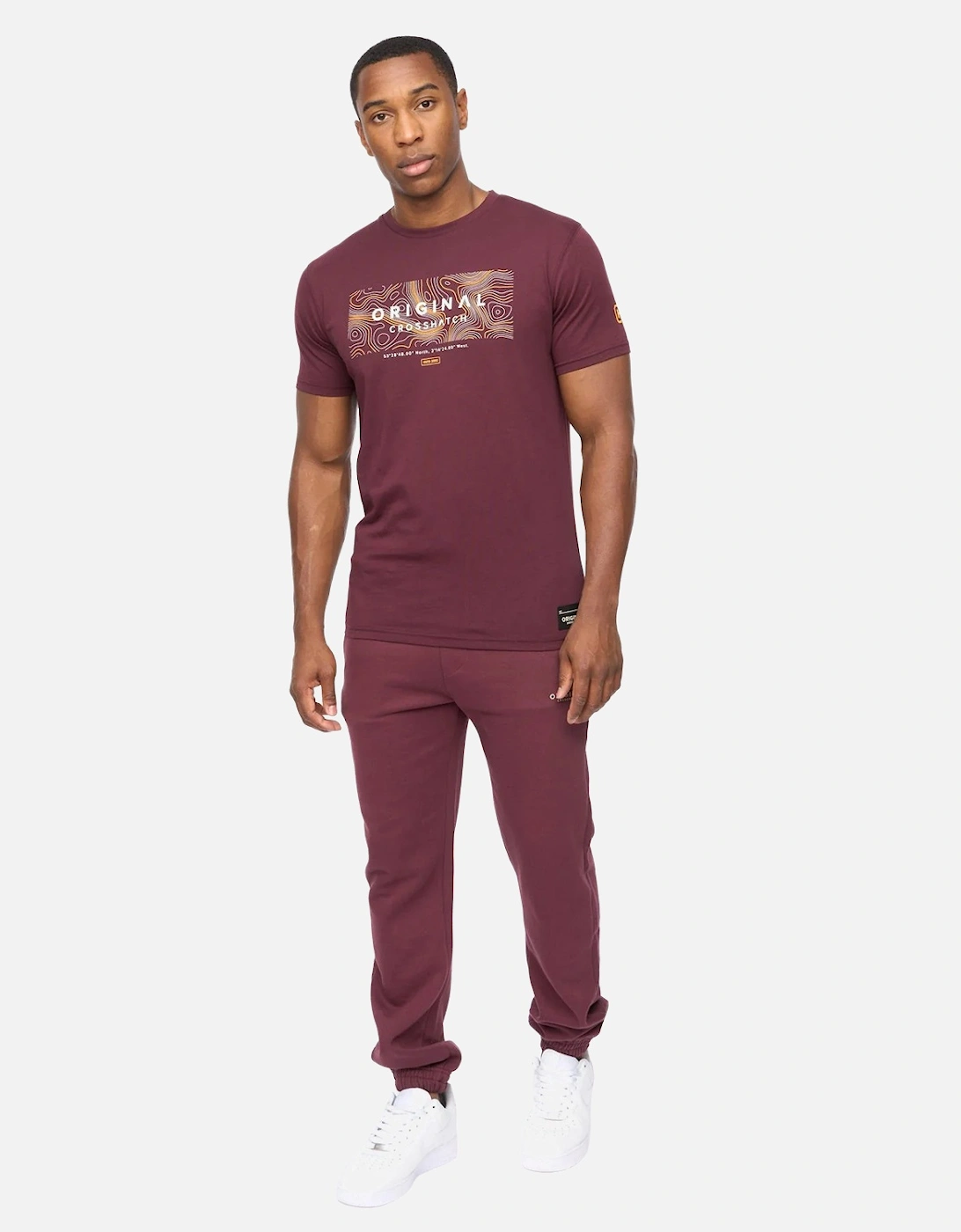 Mens Mappedout T-Shirt & Jogging Bottoms Set, 5 of 4