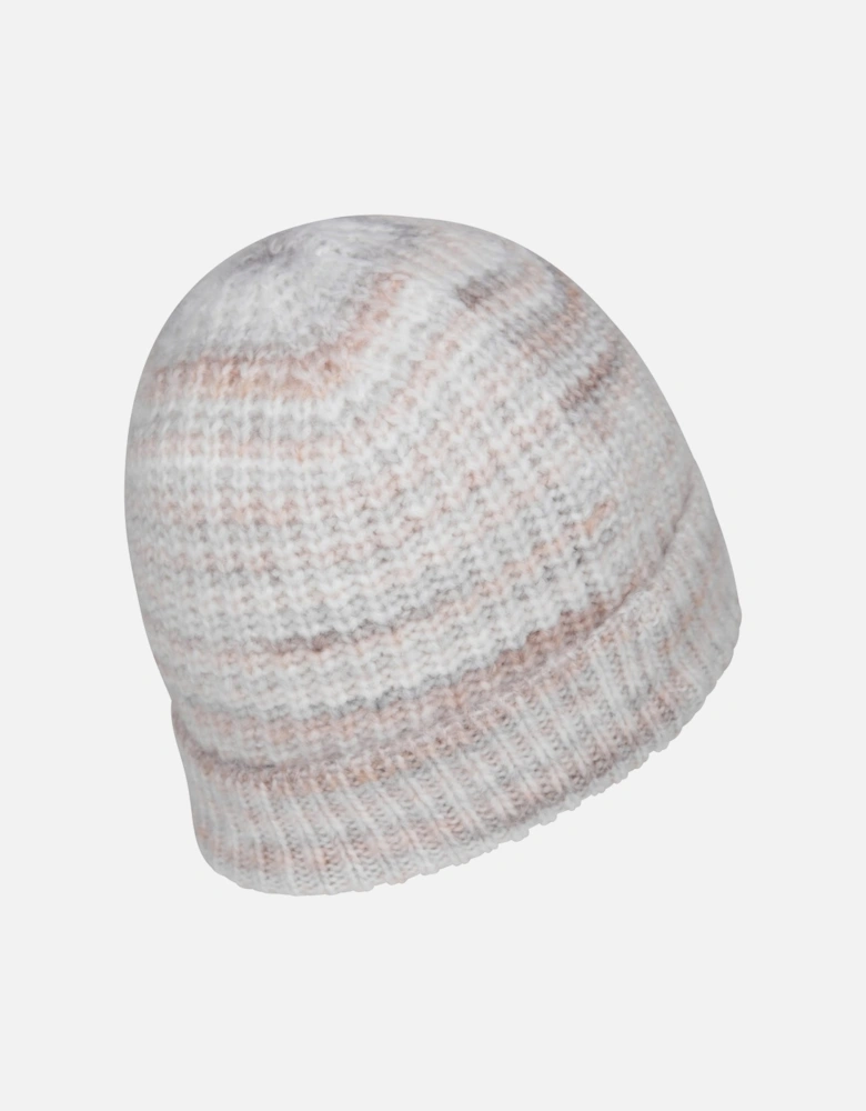 Womens/Ladies Space Dye Faux Fur Lined Beanie