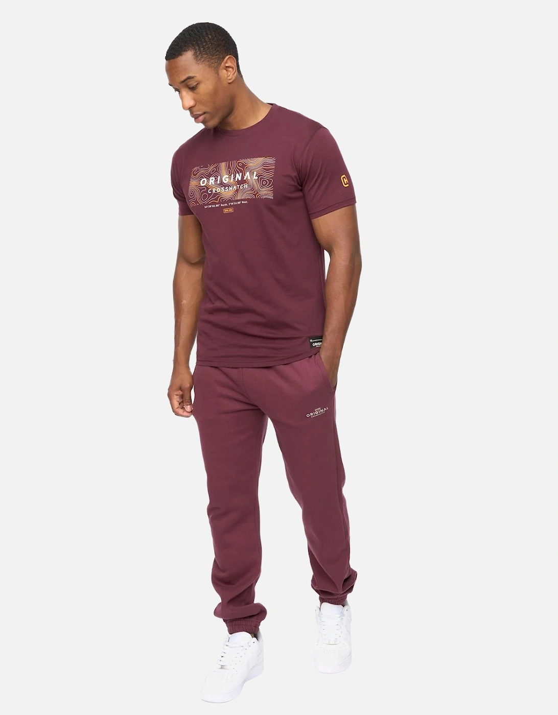 Mens Mappedout T-Shirt & Jogging Bottoms Set