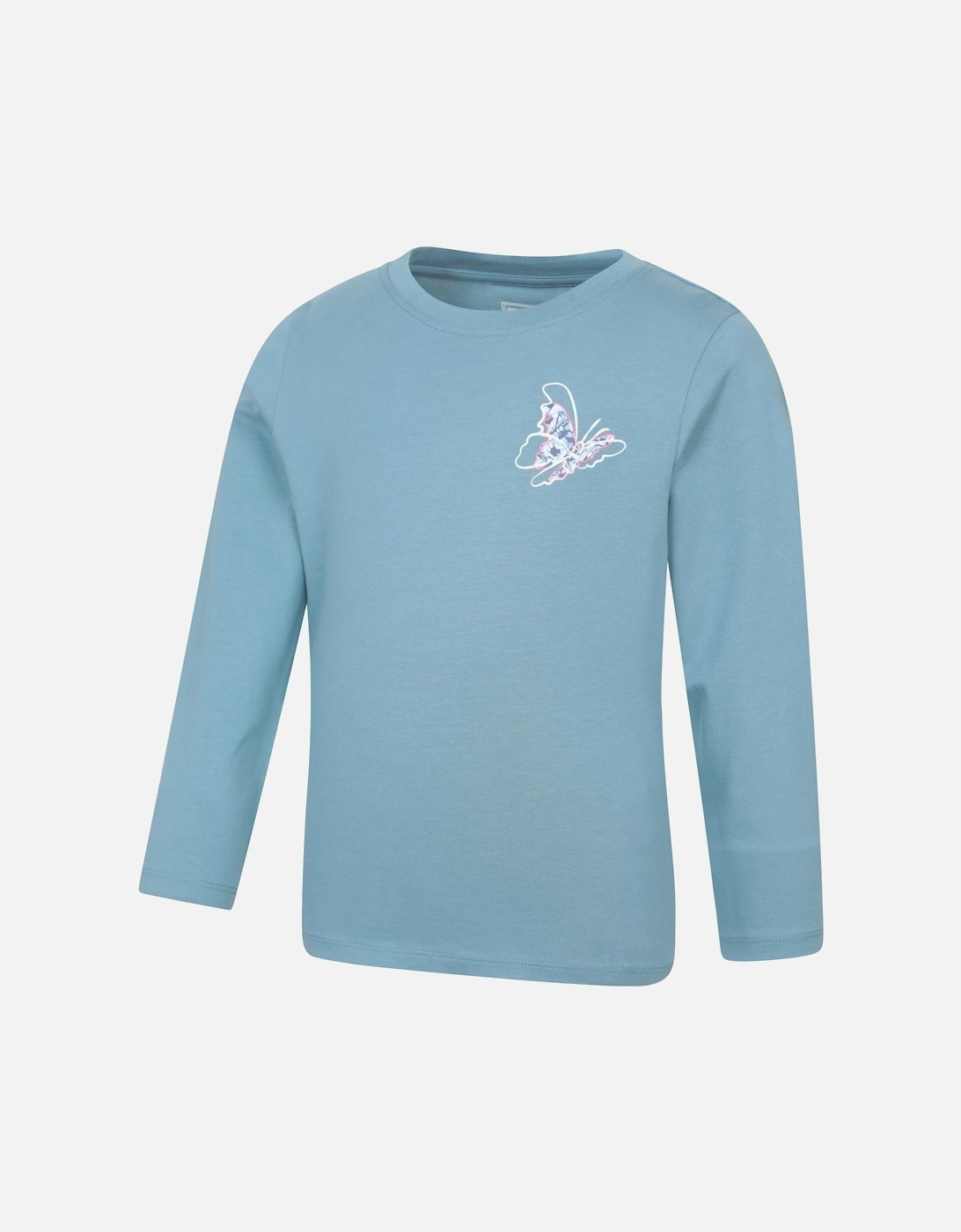 Girls Butterfly Long-Sleeved T-Shirt
