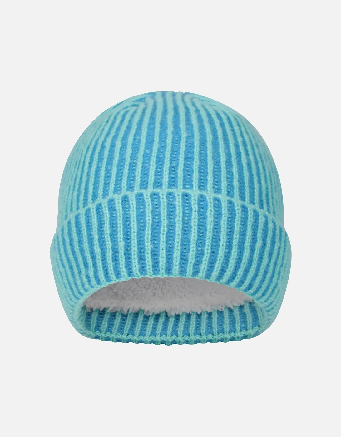 Childrens/Kids IsoTherm Faux Fur Lined Ribbed Beanie, 6 of 5