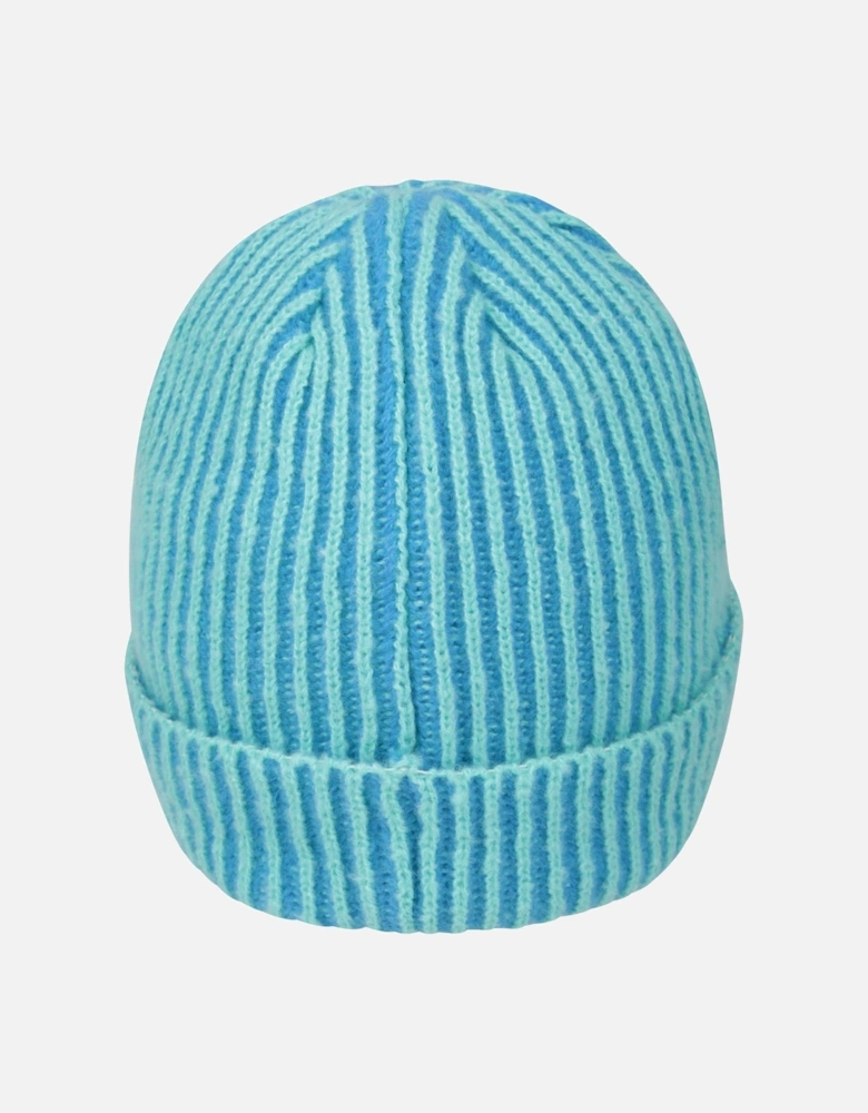 Childrens/Kids IsoTherm Faux Fur Lined Ribbed Beanie