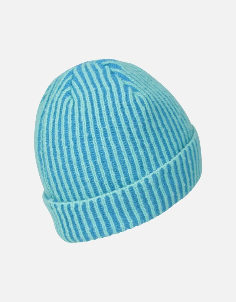 Childrens/Kids IsoTherm Faux Fur Lined Ribbed Beanie