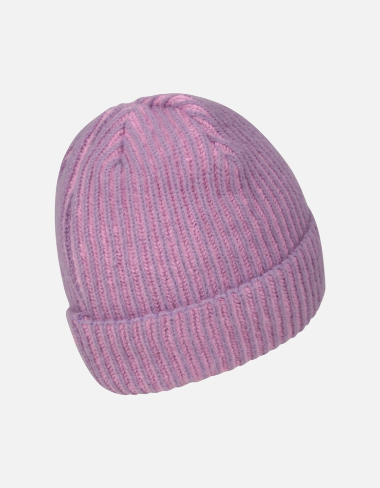 Childrens/Kids IsoTherm Faux Fur Lined Ribbed Beanie