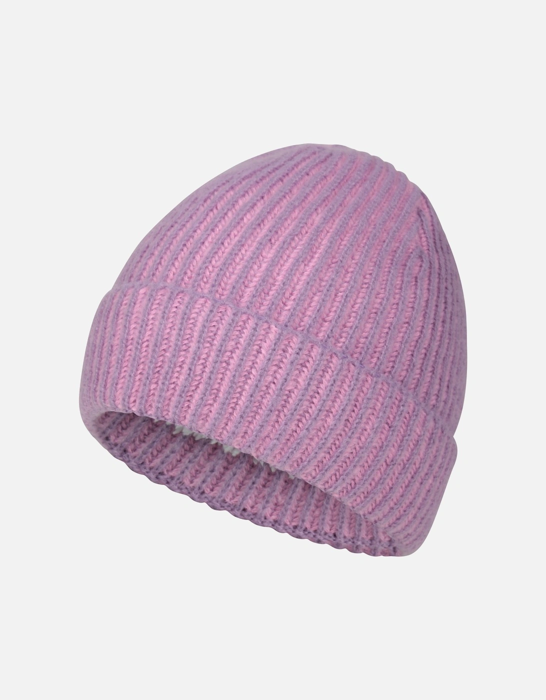 Childrens/Kids IsoTherm Faux Fur Lined Ribbed Beanie