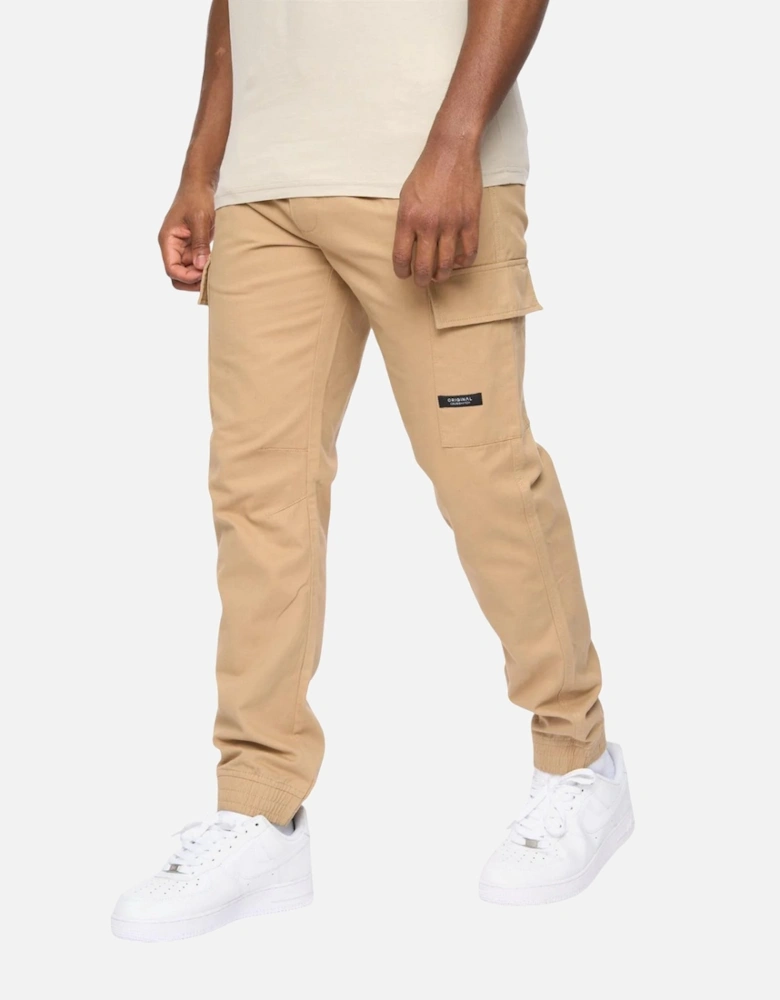 Mens Utilate Elasticated Waist Cargo Trousers