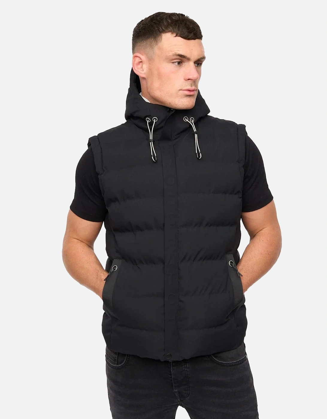 Mens Kampleys Embossed Padded Gilet