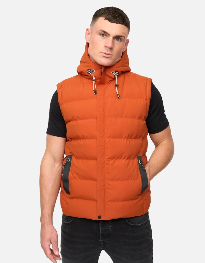 Mens Kampleys Embossed Padded Gilet