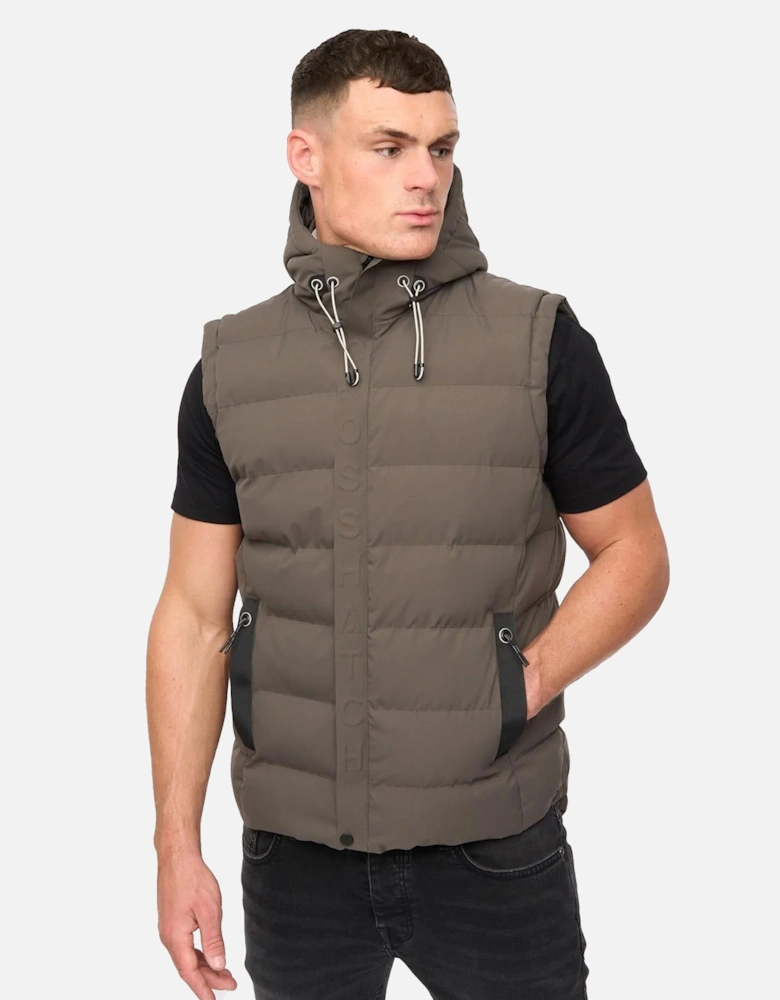 Mens Kampleys Embossed Padded Gilet