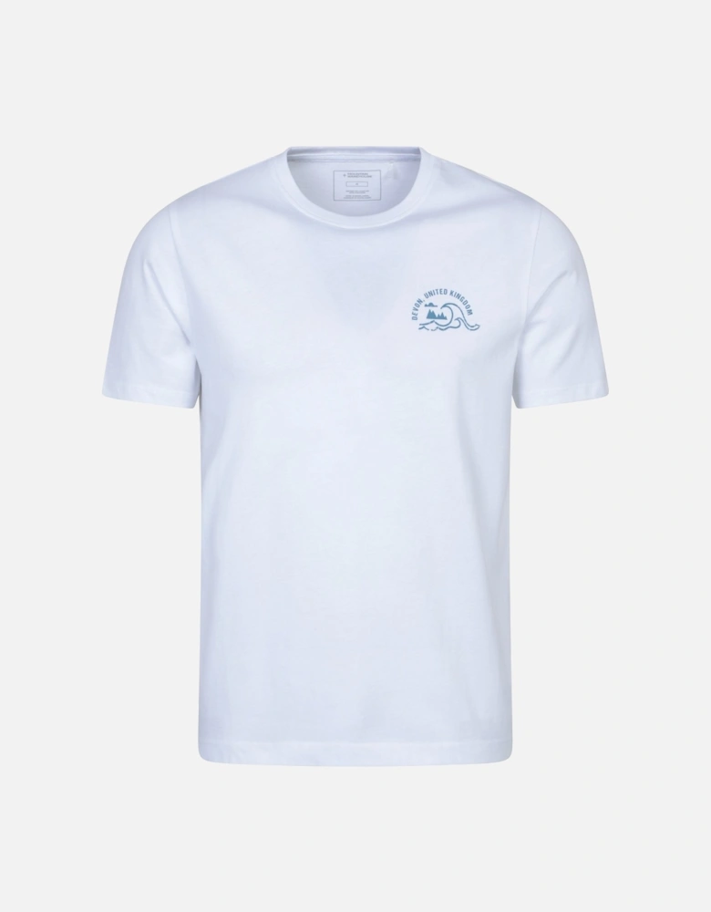 Mens Devon Graphic Short-Sleeved T-Shirt