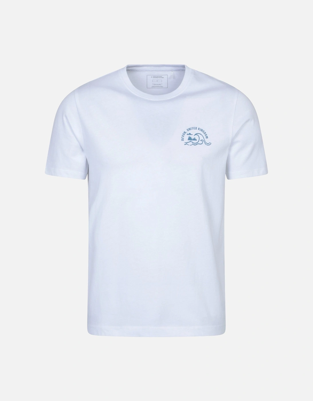 Mens Devon Graphic Short-Sleeved T-Shirt, 5 of 4