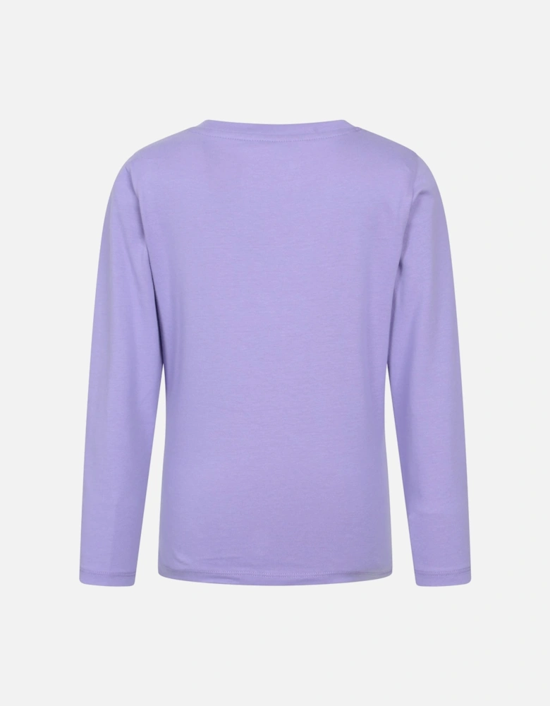 Childrens/Kids Cotton Lightweight Long-Sleeved Top