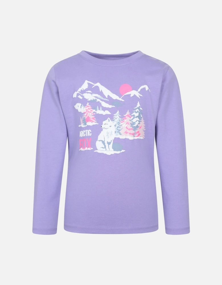 Childrens/Kids Cotton Lightweight Long-Sleeved Top