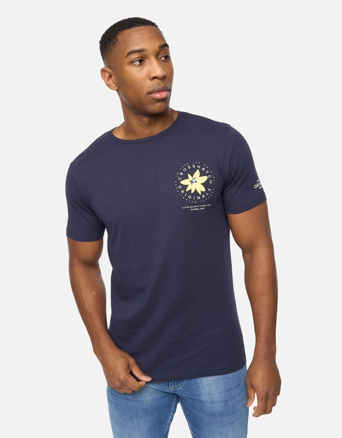 Mens Flower T-Shirt, 6 of 5