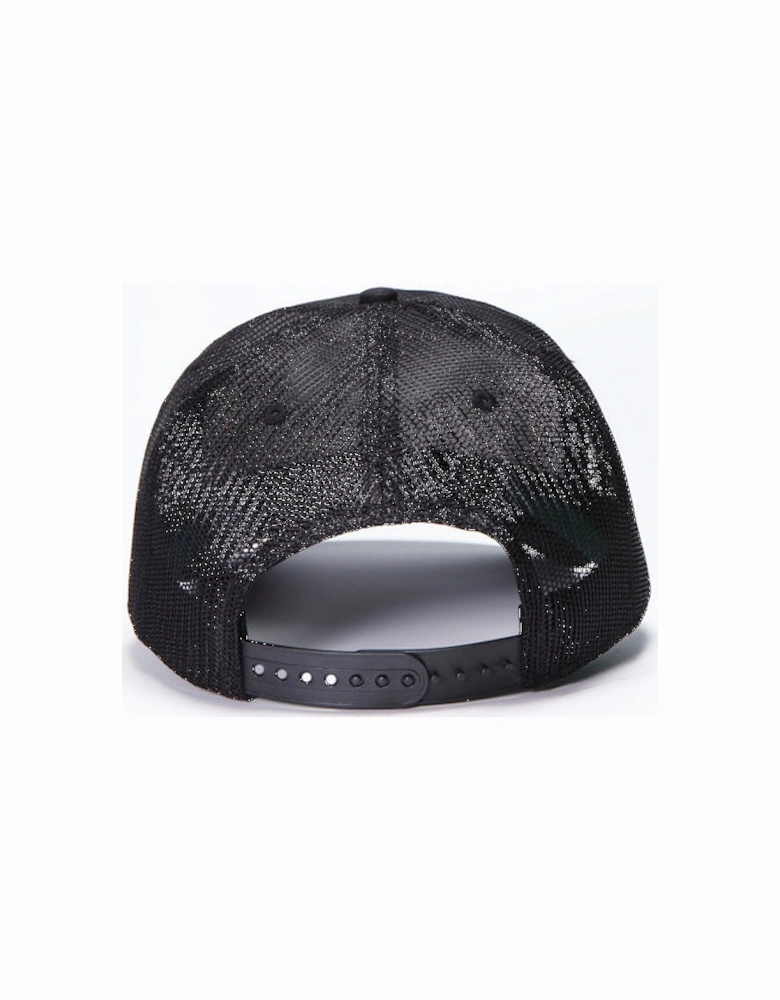 Iconic II Plate Trucker Cap - Black / Metallic Silver