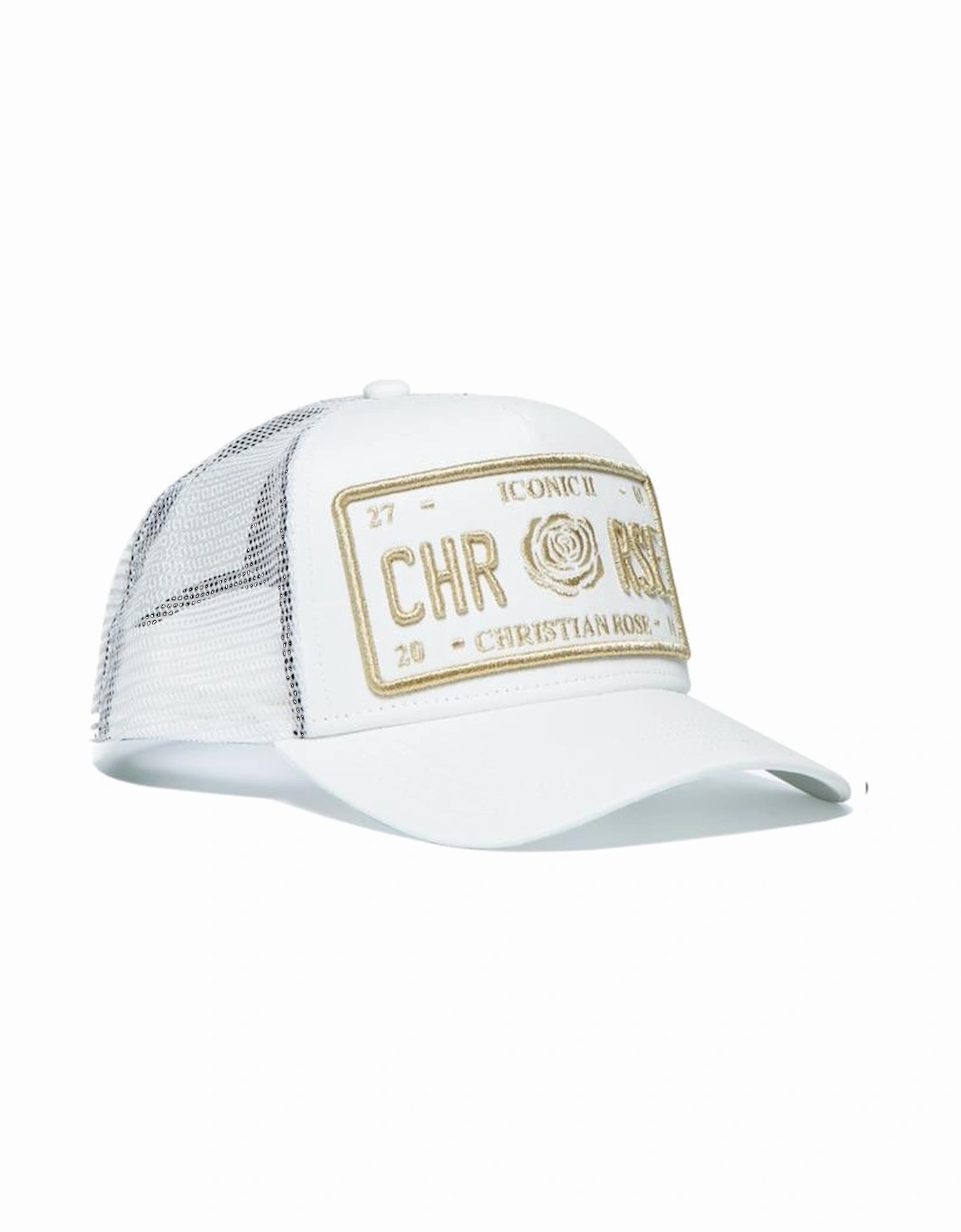 Iconic II Plate Trucker Cap - White / Gold, 2 of 1