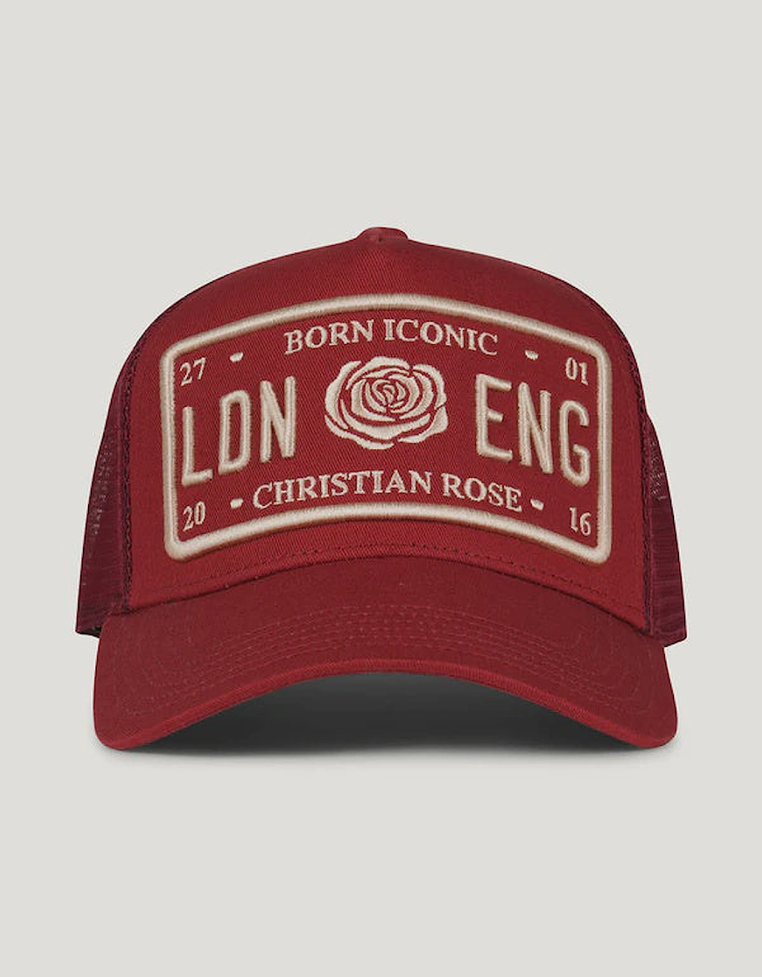 Iconic plate trucker cap - Dusk / Sand