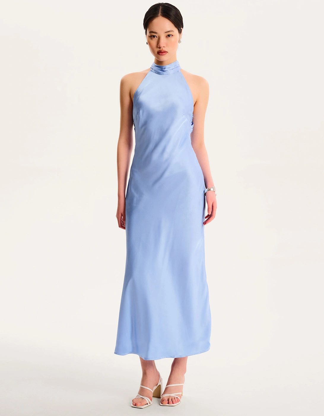 Seychelles Drape Back Detail Dress in Light Blue, 6 of 5