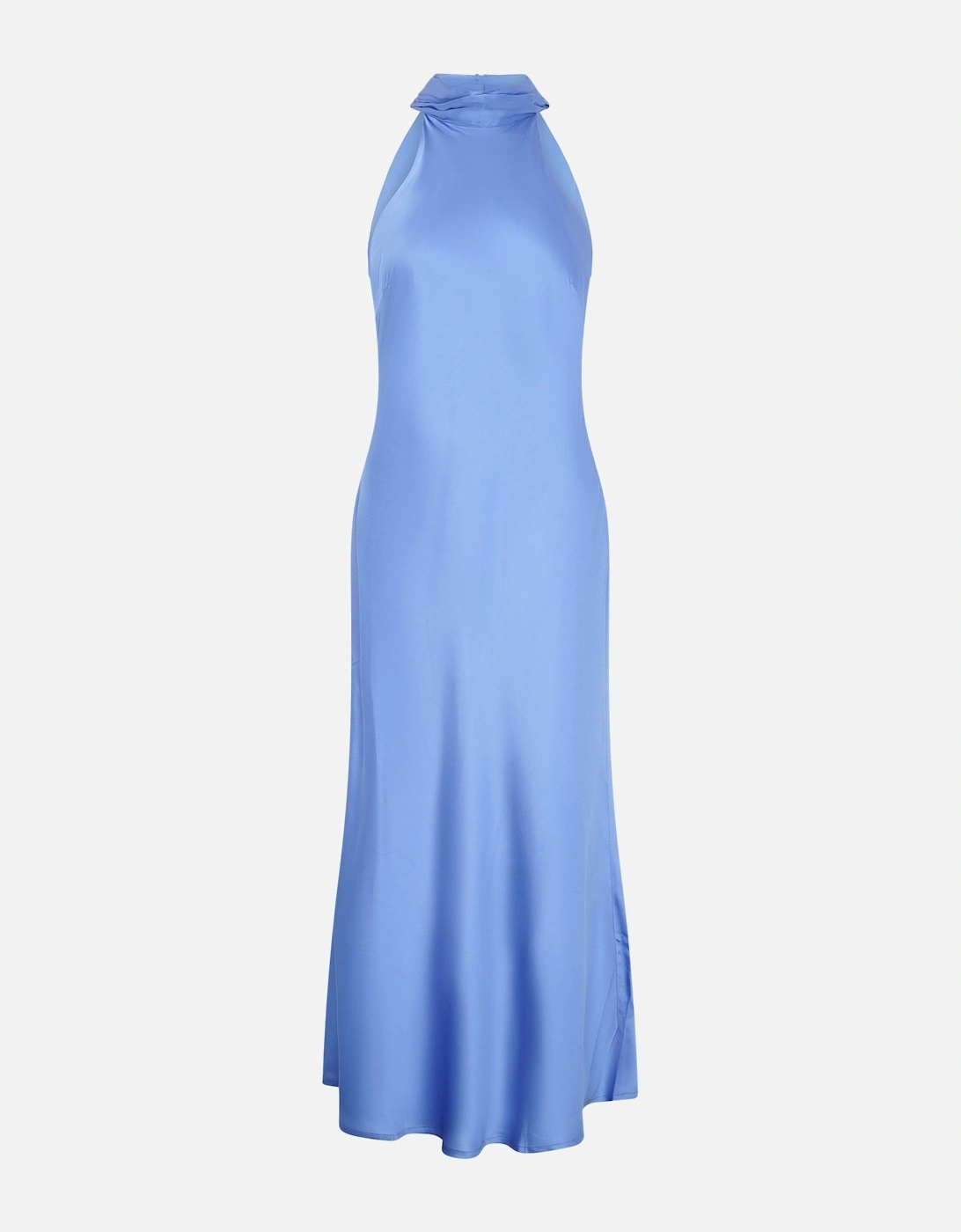 Seychelles Drape Back Detail Dress in Light Blue