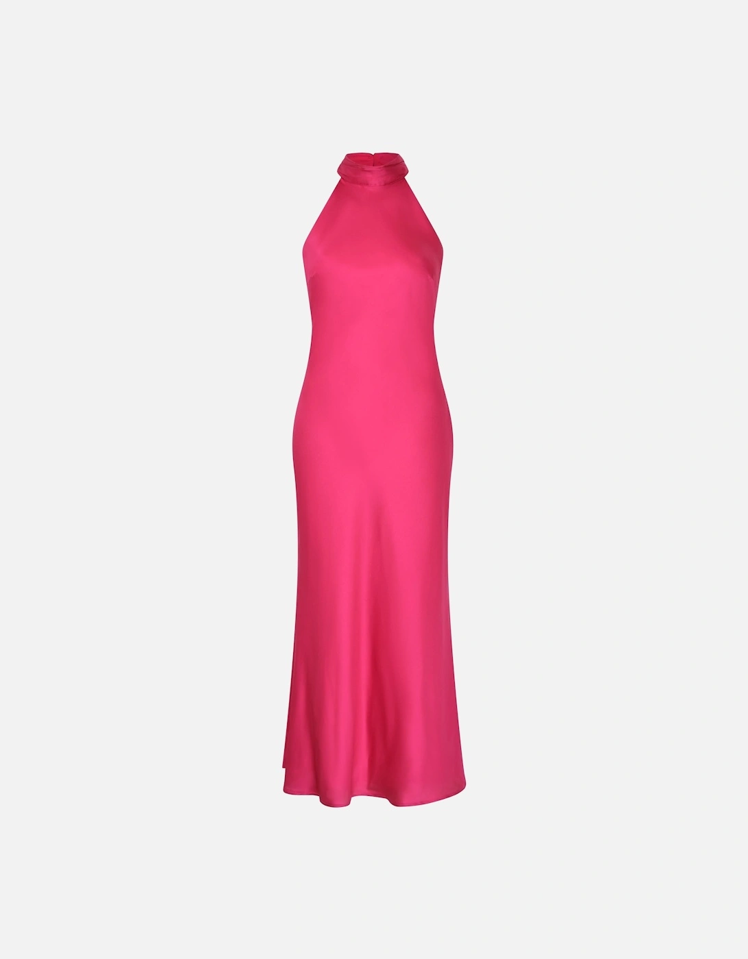 Seychelles Drape Back Detail Dress in Magenta