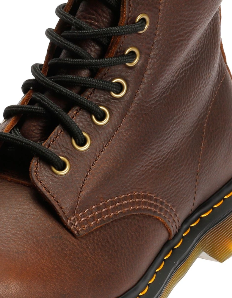 Dr. Martens 1460 Pascal Warm Lined 8 Eye Leather Dark Brown Boots