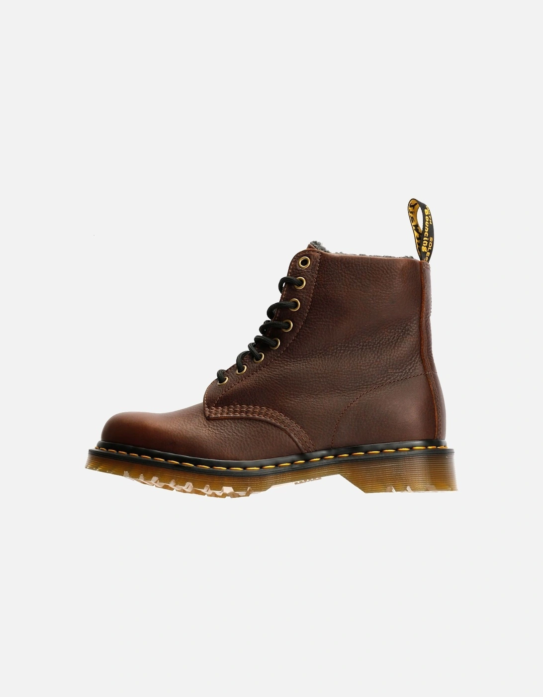 Dr. Martens 1460 Pascal Warm Lined 8 Eye Leather Dark Brown Boots