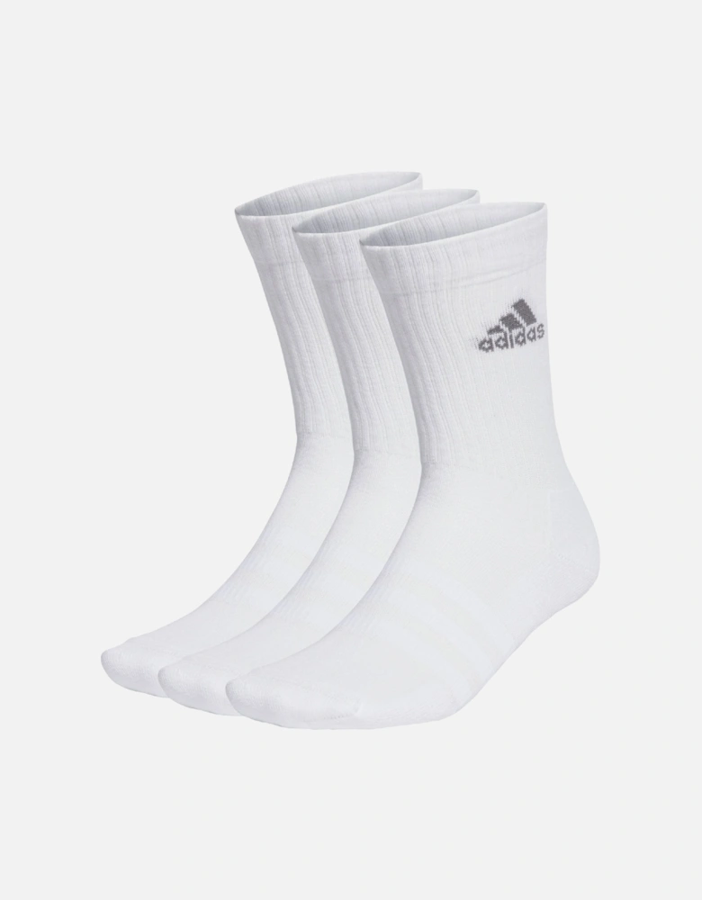 3 Pairs Cushioned Crew Socks