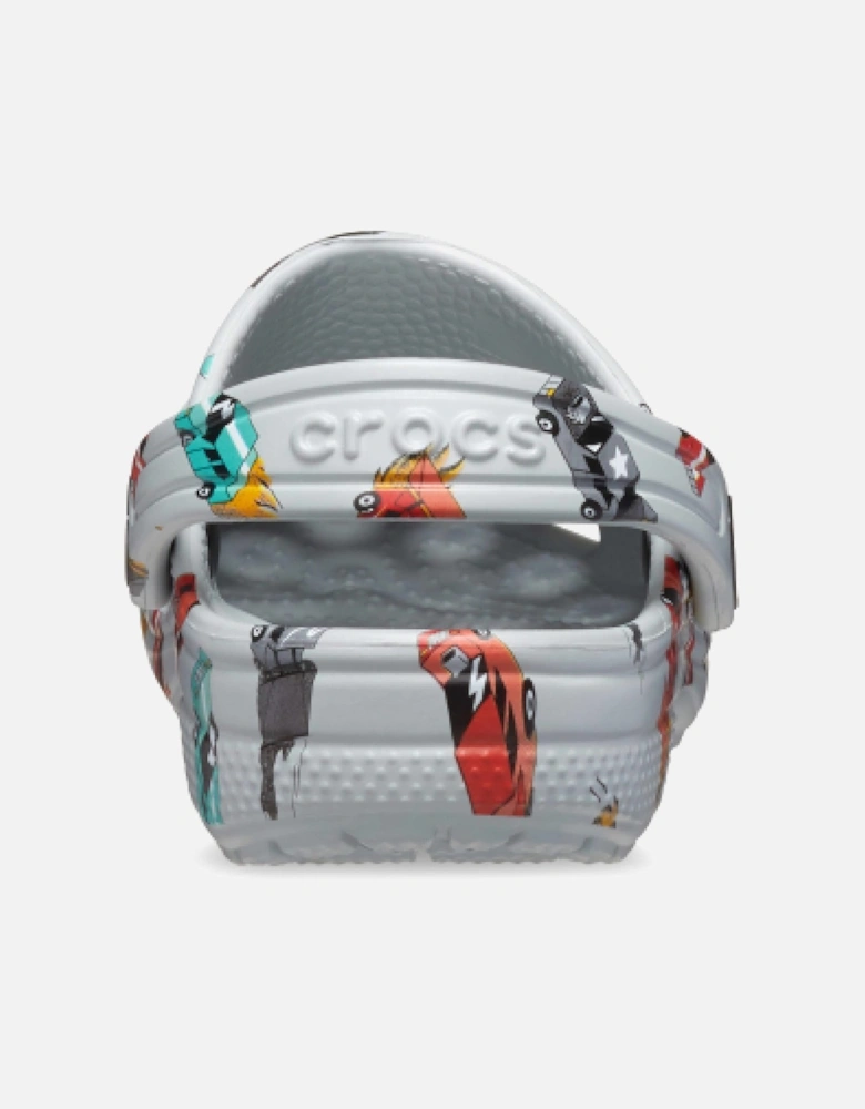 Junior Classic Race Cars Graphic Clog