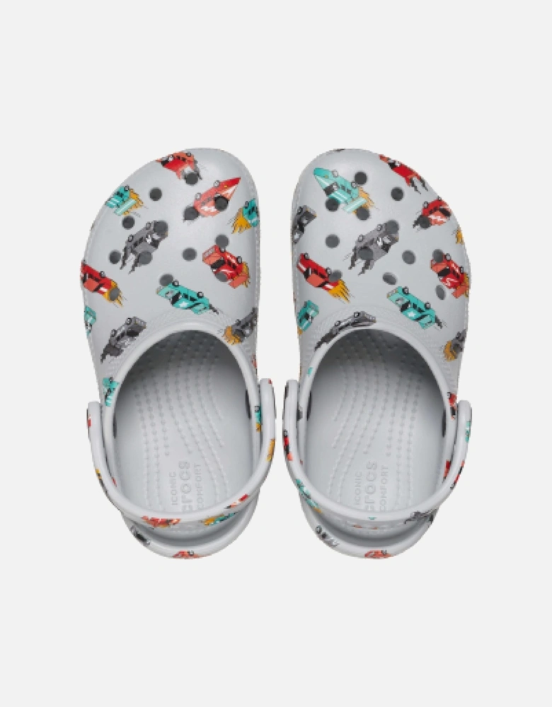 Junior Classic Race Cars Graphic Clog