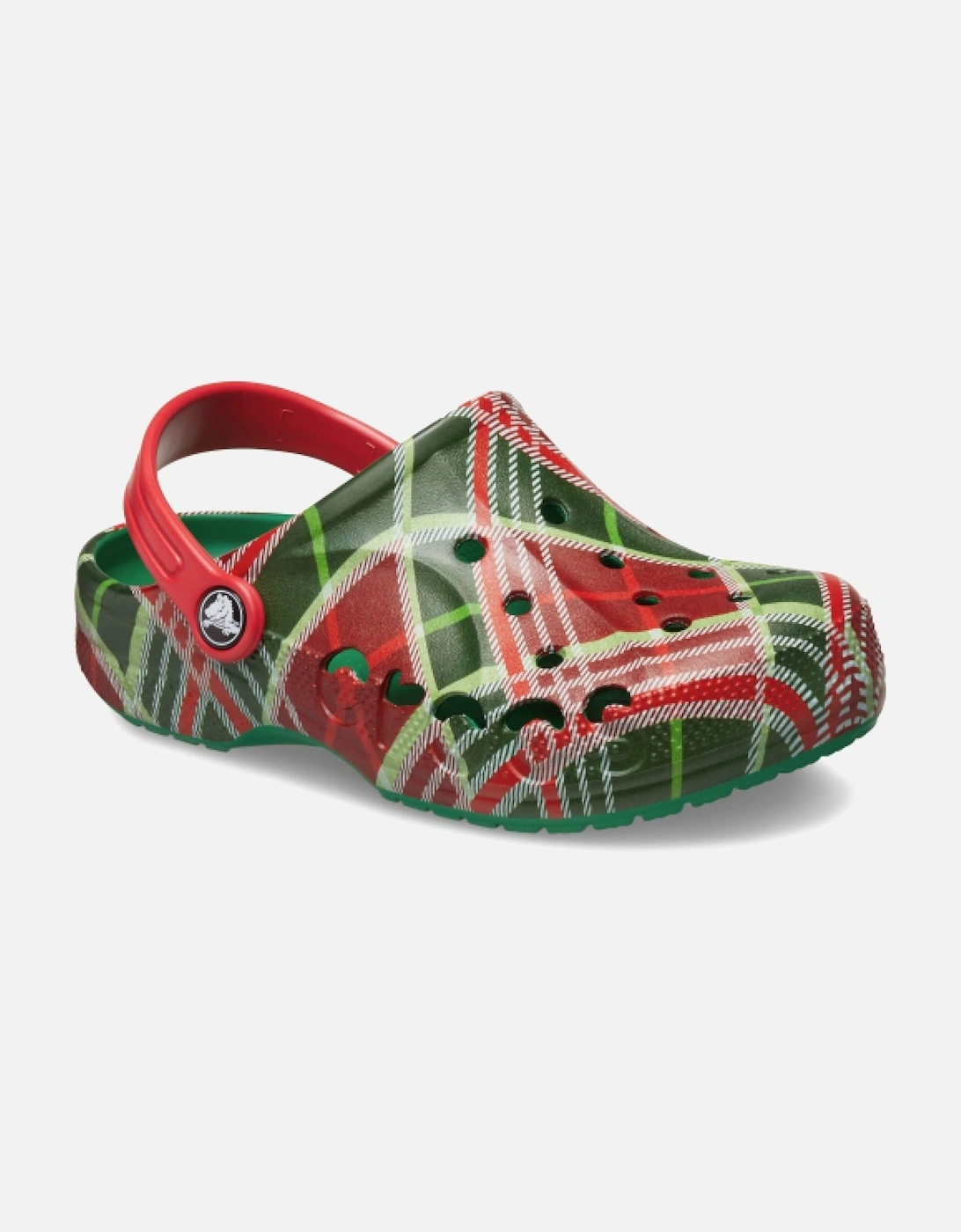 Junior Baya Holiday Plaid Clog