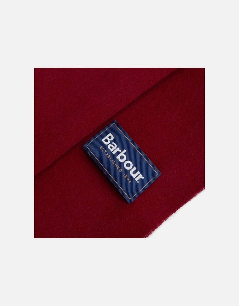 Plain Navy Lambswool Scarf