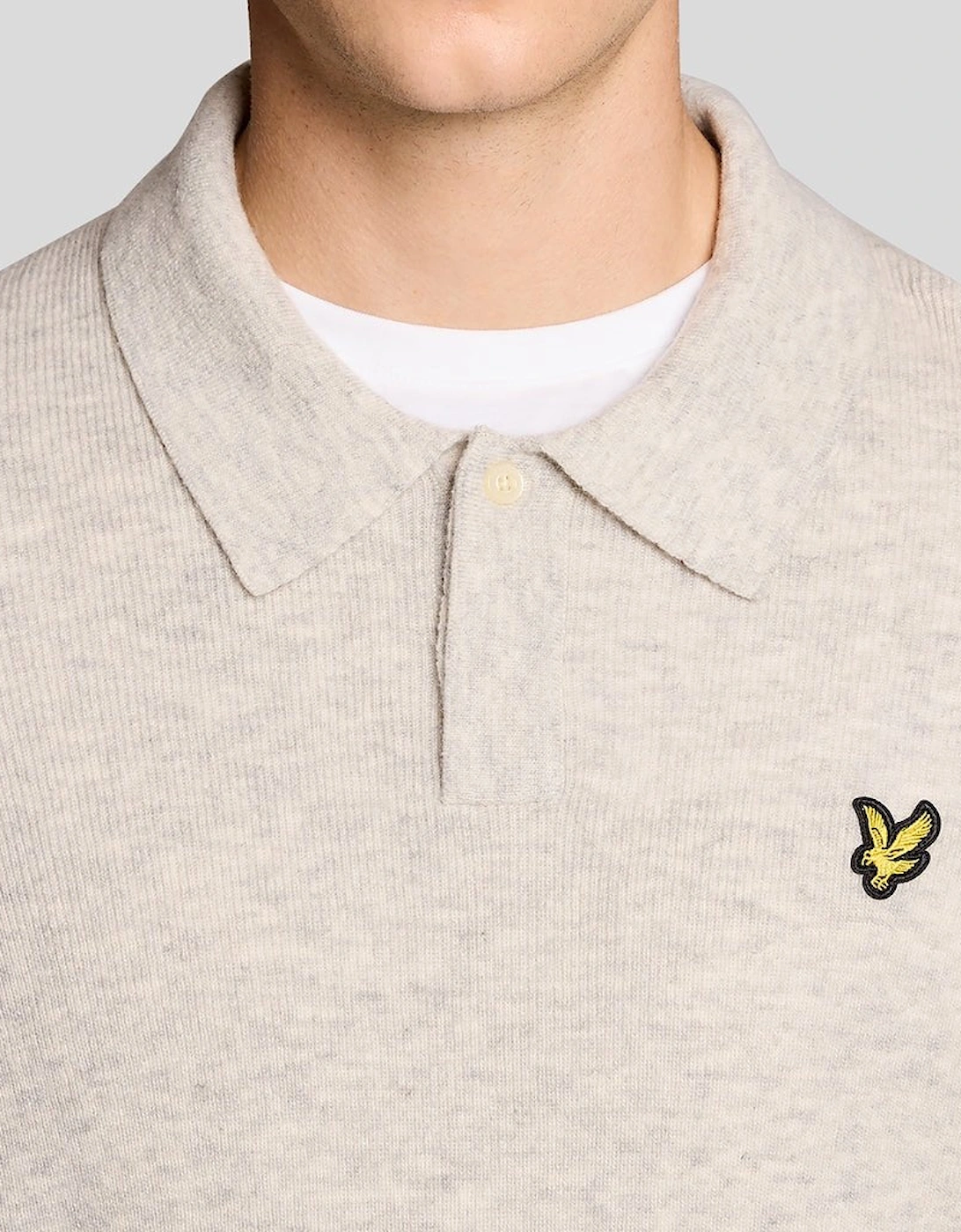 Lambswool Blend Rugby Jumper