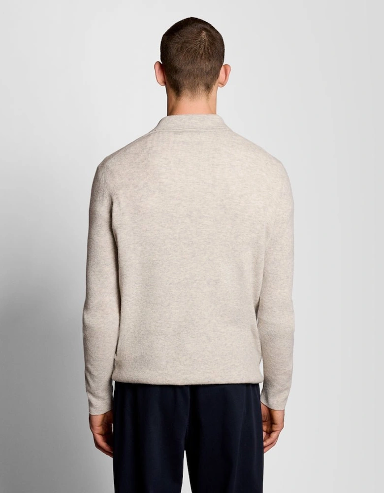 Lambswool Blend Rugby Jumper