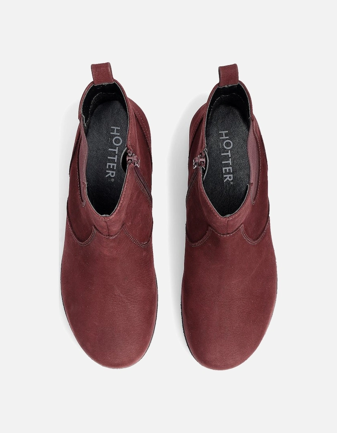 Exeter Womens Low Wedge Boots