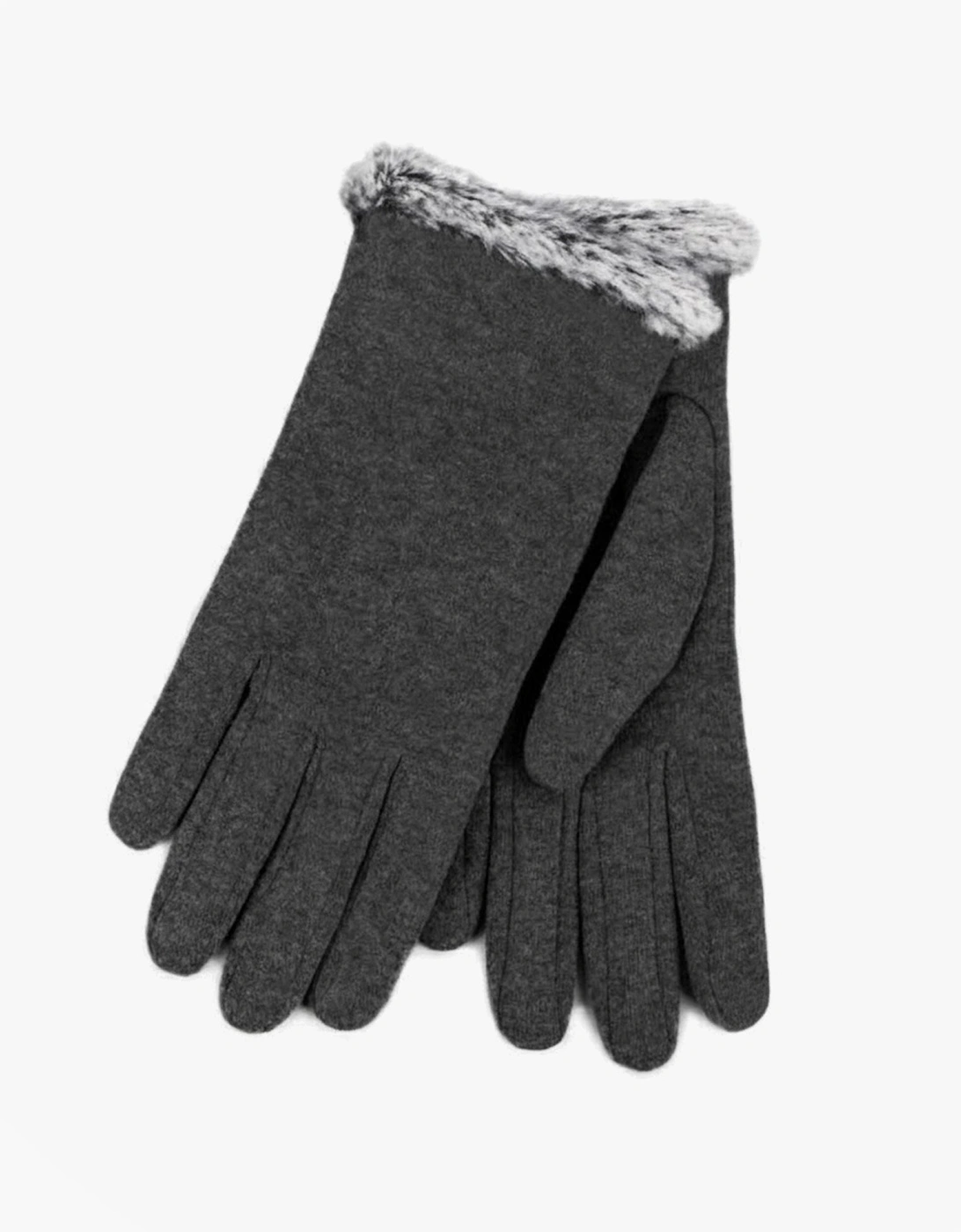 Totes Totes Women's THERMAL SMARTOUCH CUFFED Womens Gloves Grey