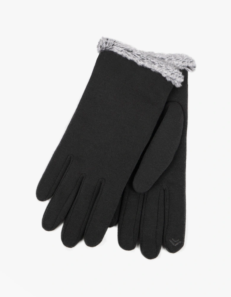 Isotoner THERMAL SMARTOUCH CUFFED Womens Gloves Black