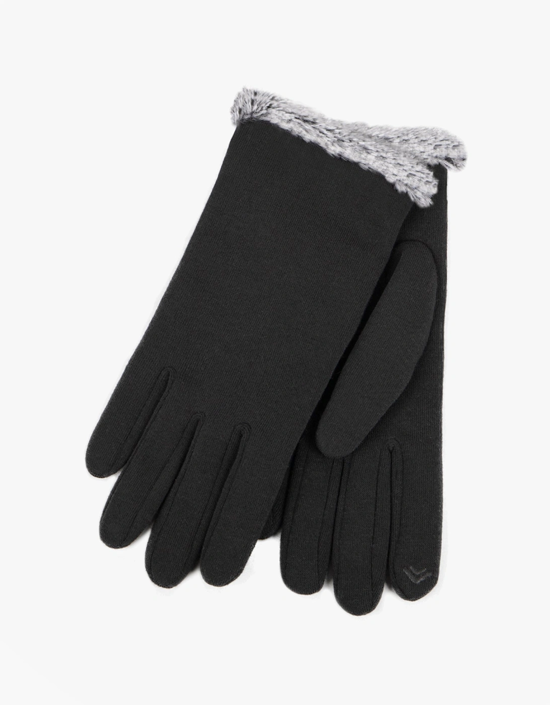 Isotoner THERMAL SMARTOUCH CUFFED Womens Gloves Black, 3 of 2