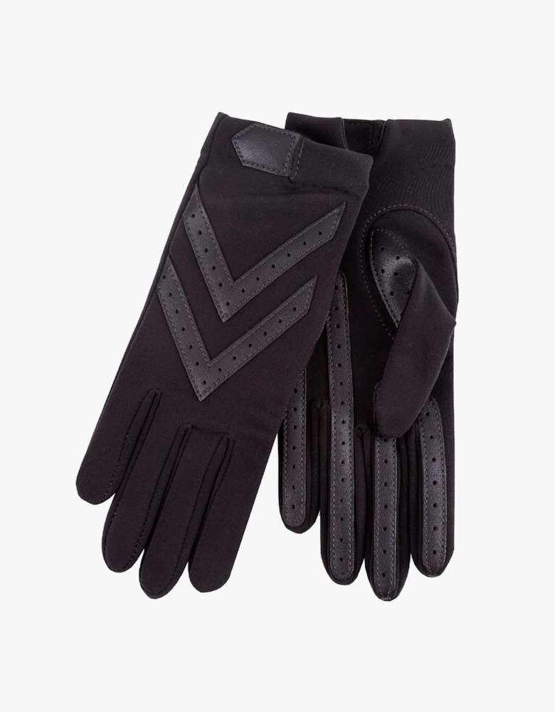 Isotoner ORIGINAL STRETCH GLOVE WITH SMARTOUCH Womens Gloves Black