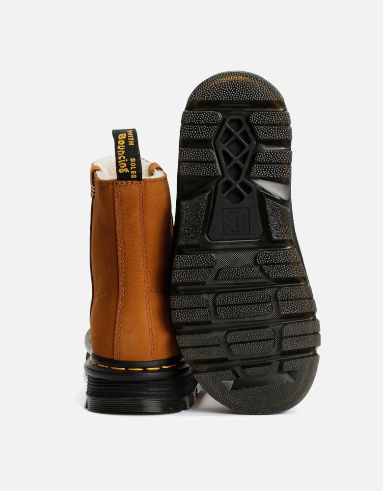 Dr. Martens Zebzag Rigger Milled Nubuck Women's Desert Brown Boots