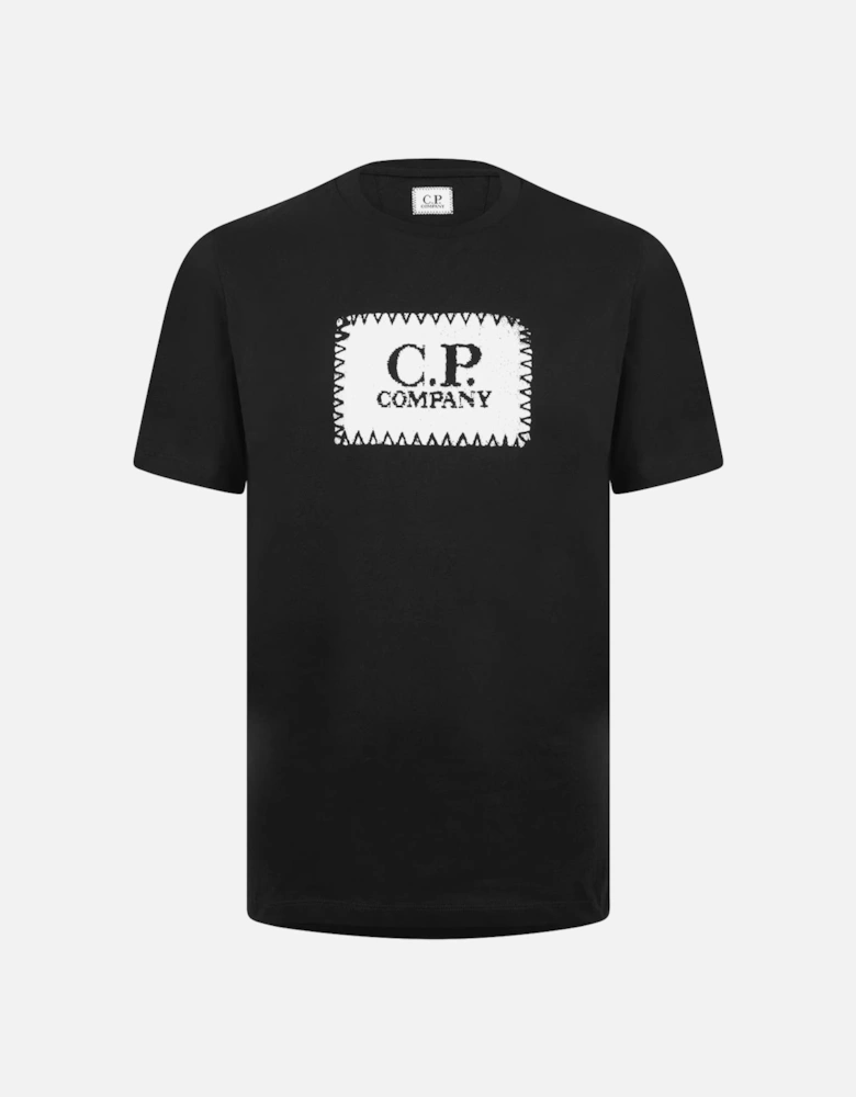 Block Logo T Shirt Black