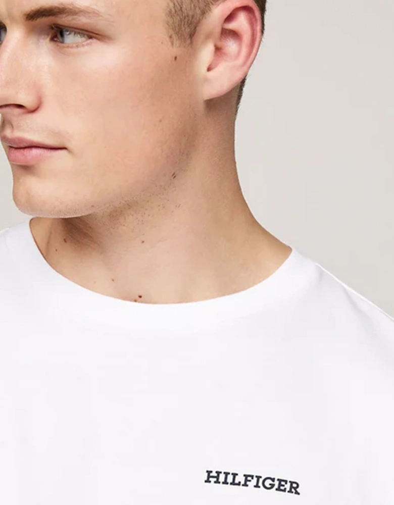 MONOTYPE Mens Pyjama Set White/Monotype Stripes Indigo