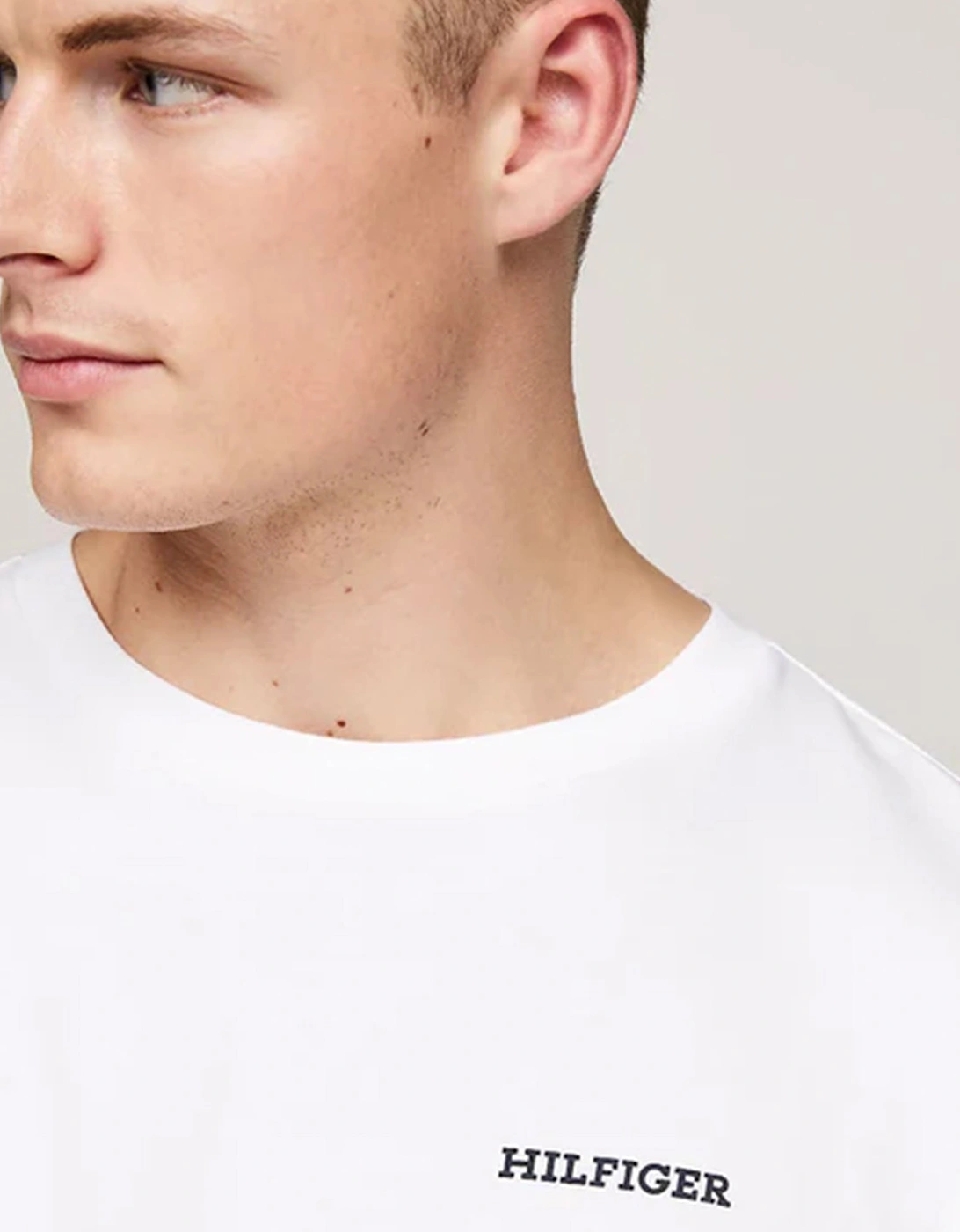 MONOTYPE Mens Pyjama Set White/Monotype Stripes Indigo