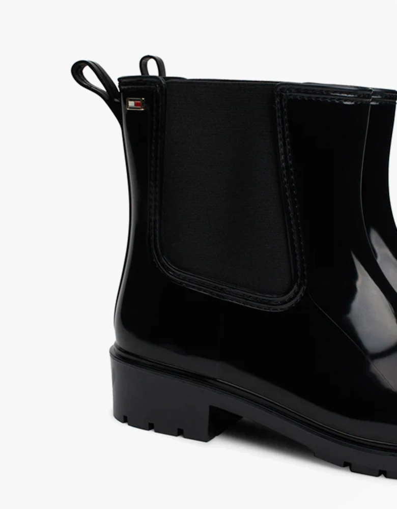 FLAG Womens Rainboots Black
