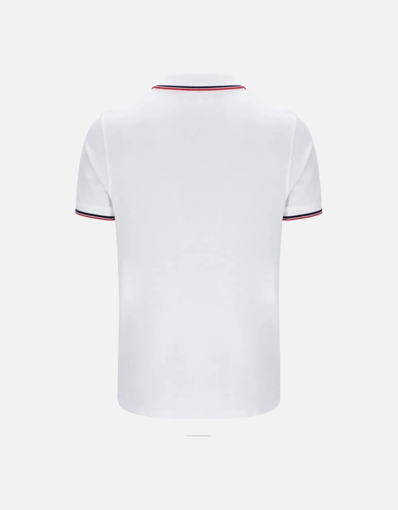 020 Twin Tipped Polo Shirt White/Black/Adrenaline Rush